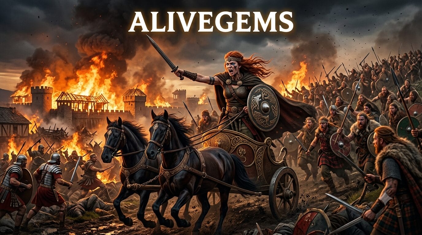 Boudicca burned London terrified Rome