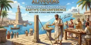 Eratosthenes calculated Earth circumference