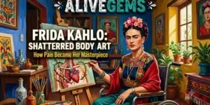 Frida Kahlo shattered body art