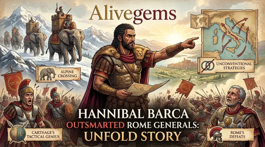 Hannibal Barca outsmarted Rome generals