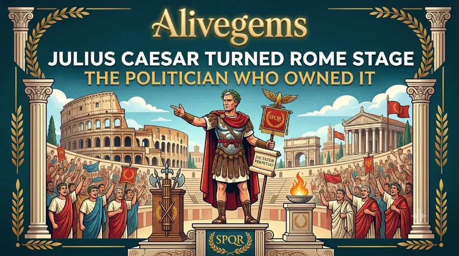 Julius Caesar turned Rome stage
