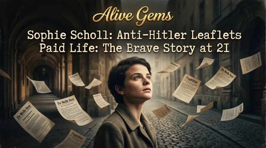 Sophie Scholl Anti-Hitler Leaflets Paid Life