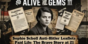 Sophie Scholl Anti-Hitler Leaflets Paid Life